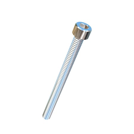 Allied Titanium #8-32 Socket Head Cap Screw, Socket, Plain Titanium, 2 in Length 0016974